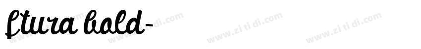 ftura bold字体转换 ftura bold字体转换